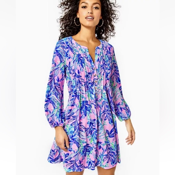 Lilly Pulitzer Seana ChillyLilly UPF 50+ Dress - Picture 13 of 13